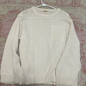 Lightweight White Knit Sweater
